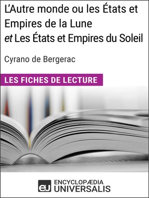 cover image of L'Autre monde ou les États et Empires de la Lune, et Les États et Empires du Soleil de Cyrano de Bergerac